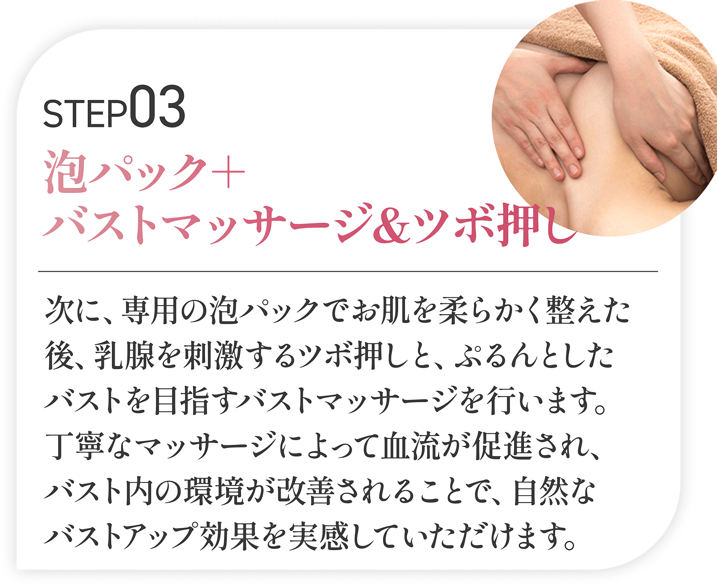 STEP03 泡パック...